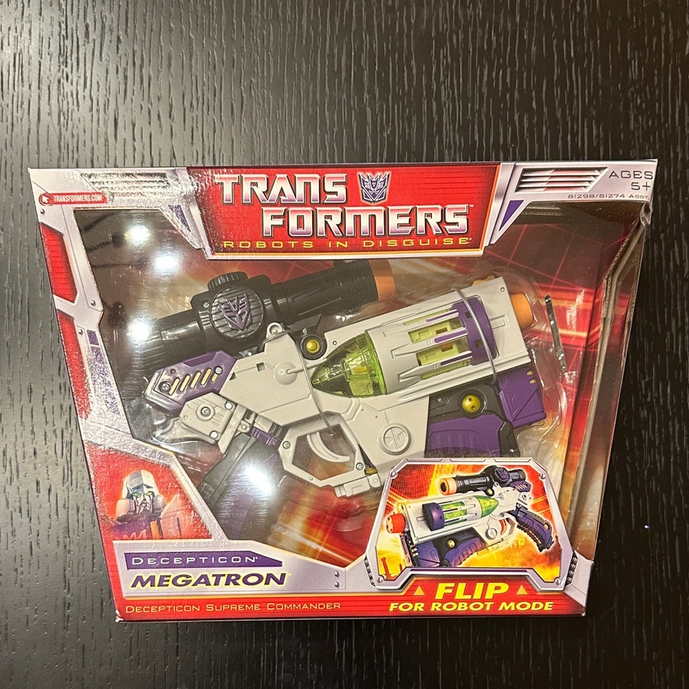 Megatron Toy - Purple and Silver